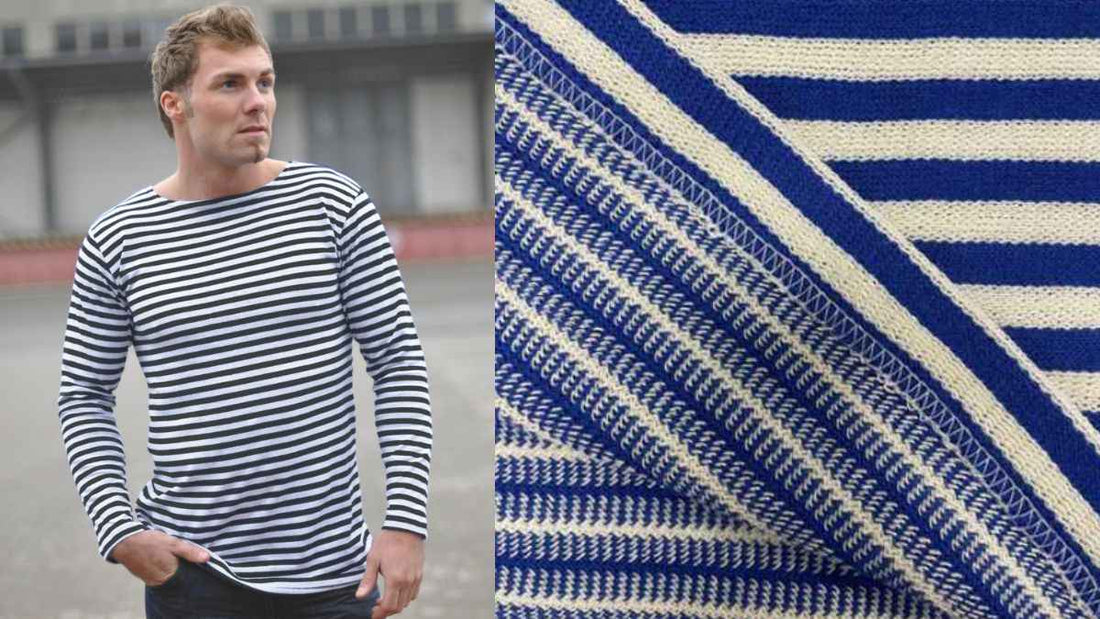 Triple knit Telnyashka fabric compared to summer Telnyashka fabric showing differences in knit structure, thickness, durability, and warmth.