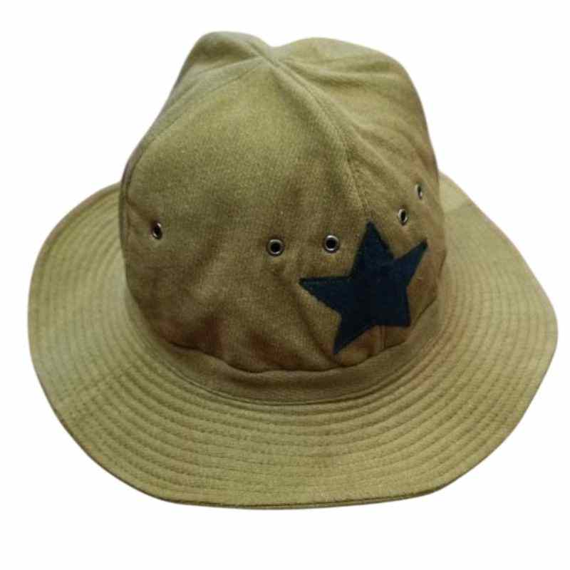 1938 Soviet Border Guard Panama Hat with blue star front view