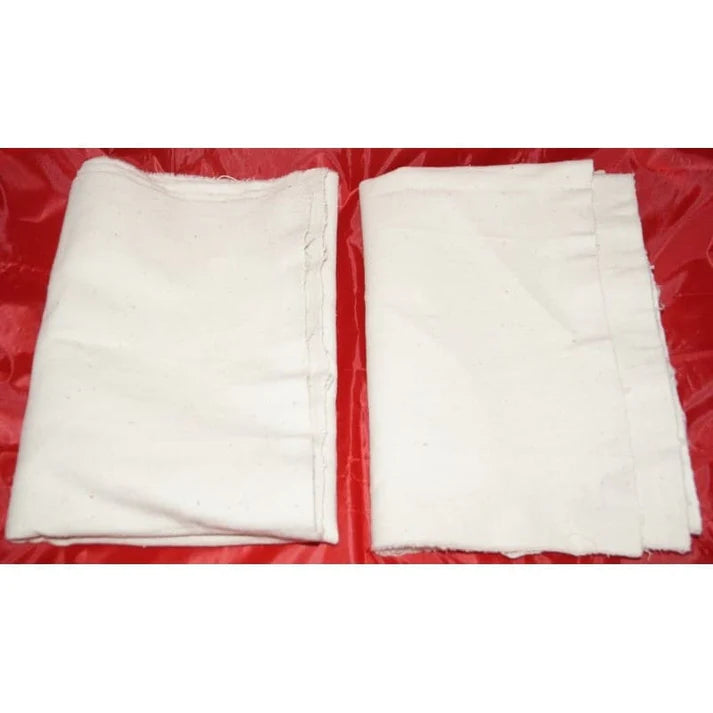 Folded original Soviet Portyanki cotton foot wraps for Red Army military boots