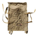 Original Soviet Veshmeshok military canvas backpack from the Afghan War and Cold War era.