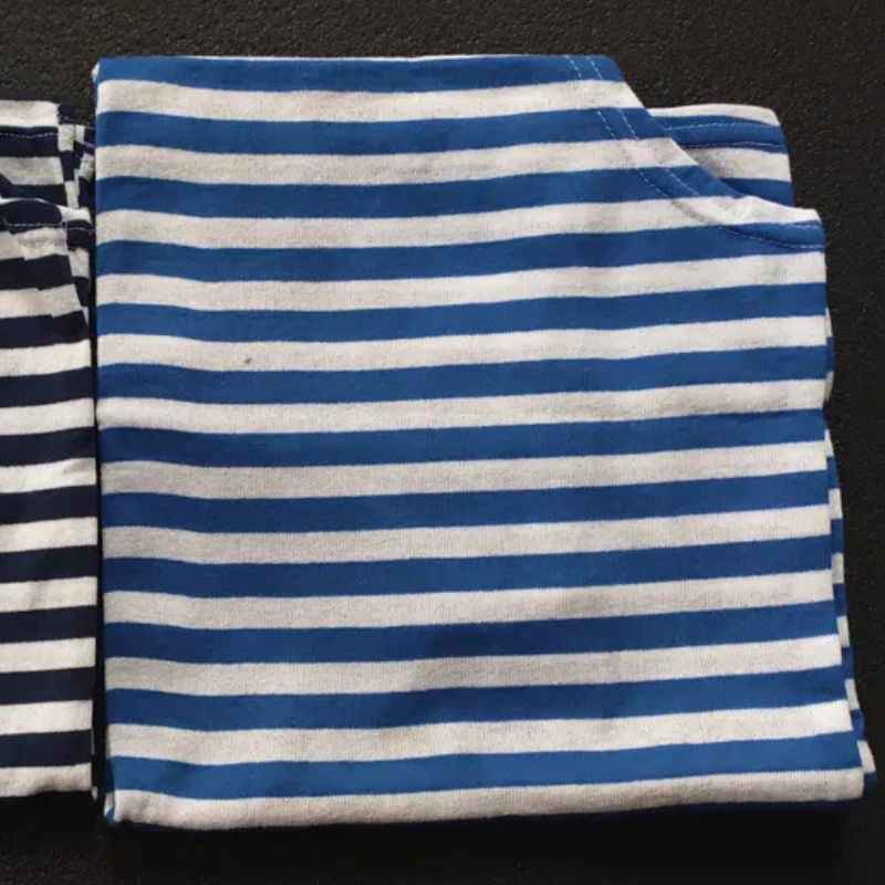 Folded Soviet Russian VDV Telnyashka striped shirt