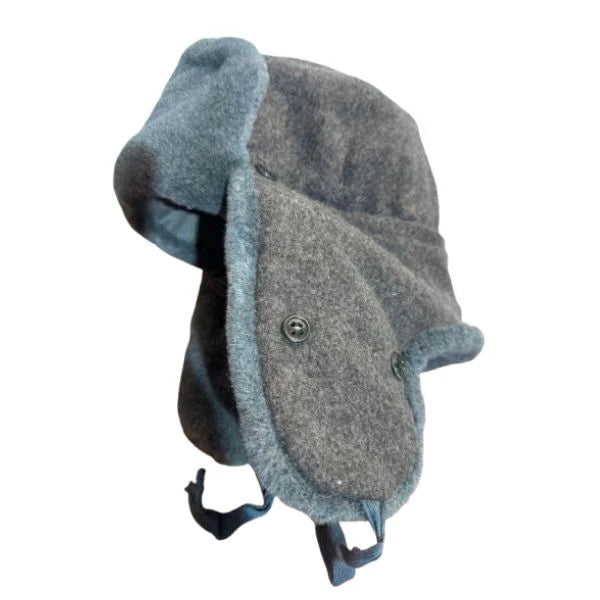 Original Soviet Ushanka winter hat from USSR old stock with ear flaps and warm lining