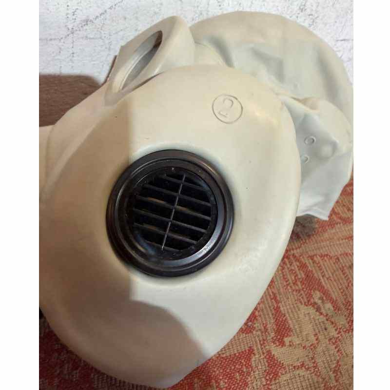 USSR PBF gas mask cheek section with compact internal filter intake
